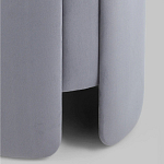 Пуф Alice Poof Grey Серый велюр варинант исполнения - 3 | Loft Concept во Владивостоке