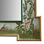Зеркало в стиле Шинуазри ручная роспись Chinoiserie Garden White Mirror варинант исполнения - 2 | Loft Concept во Владивостоке