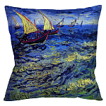 Подушка декоративная Корабли Impressionism in Art варинант исполнения - 1 | Loft Concept во Владивостоке
