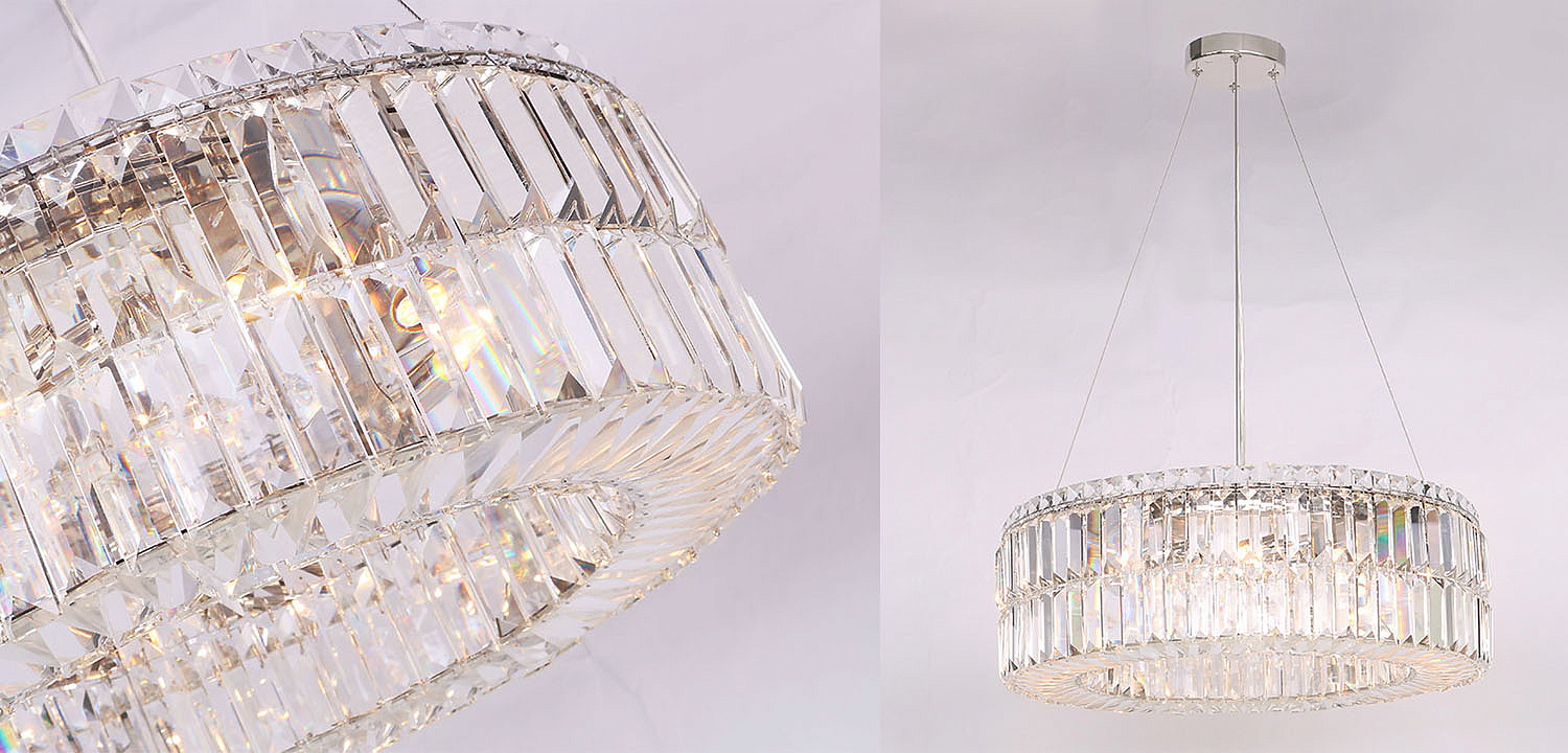 Люстра Darleen Crystal Nickel Chandelier 12 Люстра Darleen Crystal Nickel Chandelier 12 - Loft-Concept во Владивостоке
