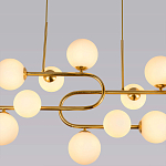 Люстра подвесная с белыми лампами в форме шара Flute варинант исполнения - 2 | Loft Concept во Владивостоке