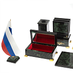 Настольный письменный набор из нефрита в подарочной коробке Victorious варинант исполнения - 7 | Loft Concept во Владивостоке