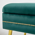 Мягкая банкетка с зоной для хранения Casket Green варинант исполнения - 2 | Loft Concept во Владивостоке