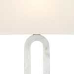 Настольная лампа на арочном корпусе с прямоугольным абажуром One Piece Support варинант исполнения - 1 | Loft Concept во Владивостоке