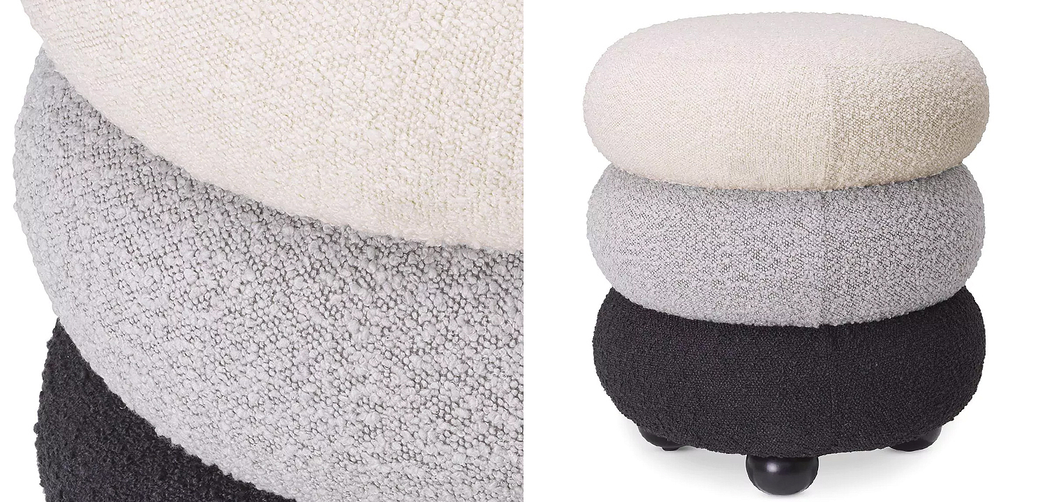 Пуф Eichholtz Stool Tulum Boucle Пуф Eichholtz Stool Tulum Boucle - Loft-Concept во Владивостоке