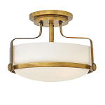 Потолочный светильник с круглым матовым белым плафоном Hinkley варинант исполнения - 5 | Loft Concept во Владивостоке