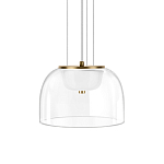 Подвесной светильник с куполообразным прозрачным стеклянным плафоном Grada Light варинант исполнения - 1 | Loft Concept во Владивостоке