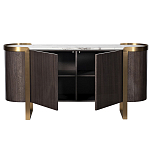 Комод  округлой формы с дверцами Chest of Precious Breed варинант исполнения - 1 | Loft Concept во Владивостоке