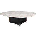 Стол журнальный овальный с контрастным основанием Subsequence варинант исполнения - 1 | Loft Concept во Владивостоке