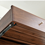 Стол рабочий округлой формы с 3-мя ящиками  Working Moonnut Table варинант исполнения - 4 | Loft Concept во Владивостоке