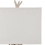 Настольная лампа с каркасом в виде веток деревьев с абажуром из ткани Natural Driftwood варинант исполнения - 3 | Loft Concept во Владивостоке