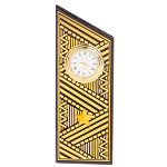 Часы подарочные настольные в виде погона Генерала из натурального камня Змеевик Gold Military Clock варинант исполнения - 7 | Loft Concept во Владивостоке