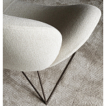 Дизайнерский двухместный диван Gio Ponti D.157.6  - DUE FOGLIE Sofa варинант исполнения - 3 | Loft Concept во Владивостоке