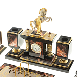 Настольный письменный набор из яшмы и долерита с декором в виде коня Manager Organizer варинант исполнения - 2 | Loft Concept во Владивостоке