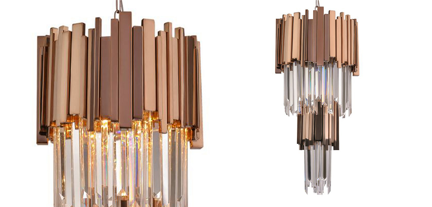 Люстра многоярусная Luxxu Modern Cascade Chandelier Bronze Metal Glass 35 Люстра многоярусная Luxxu Modern Cascade Chandelier Bronze Metal Glass 35 - Loft-Concept во Владивостоке