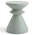 Светло-серый приставной столик из массива AMORPHOUS варинант исполнения - 1 | Loft Concept во Владивостоке