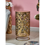 Столик приставной с цветочной резной фактурой Madagascar варинант исполнения - 5 | Loft Concept во Владивостоке