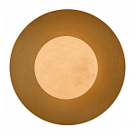 Бра круглое с плафоном из натурального камня на латунном основании Cryptocrystalline Stone варинант исполнения - 2 | Loft Concept во Владивостоке