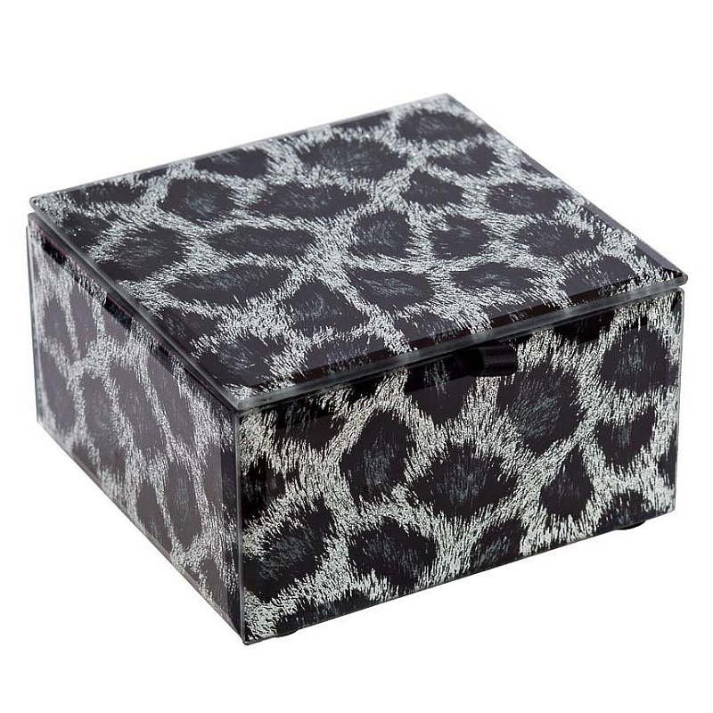 Шкатулка Snow Leopard Cube Серый Шкатулка Snow Leopard Cube Серый во Владивостоке | Loft Concept