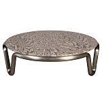 Стол журнальный круглый с узором Table Hypontic Pattern варинант исполнения - 1 | Loft Concept во Владивостоке