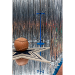 Дизайнерский ковер в виде звезды Poltronova Tappeto Stella Grey Navy Blue Rug варинант исполнения - 4 | Loft Concept во Владивостоке