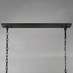 Люстра с черным каркасом и абажуром из прямоугольных мраморных панелей Calling to Shine варинант исполнения - 1 | Loft Concept во Владивостоке