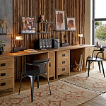 Настольная лампа с плафоном из перфорированного металла Elledge Table Lamp варинант исполнения - 4 | Loft Concept во Владивостоке