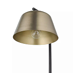 Торшер на изогнутом основании в сочетании черного и золотистого цвета Stable Base варинант исполнения - 3 | Loft Concept во Владивостоке