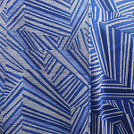 Мебельная ткань Жаккард синий принт 140 см T2-132 варинант исполнения - 2 | Loft Concept во Владивостоке