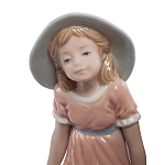 Статуэтка фарфоровая Девушка и маленькая девочка с цветами Charming Statuette варинант исполнения - 2 | Loft Concept во Владивостоке