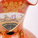 Ваза красного цвета с рисунком Chinoiserie Ceramics варинант исполнения - 2 | Loft Concept во Владивостоке