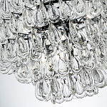 Люстра с хрустальными подвесками в виде капель Antoine Crystal Drops Chrome Chandelier 9 варинант исполнения - 4 | Loft Concept во Владивостоке