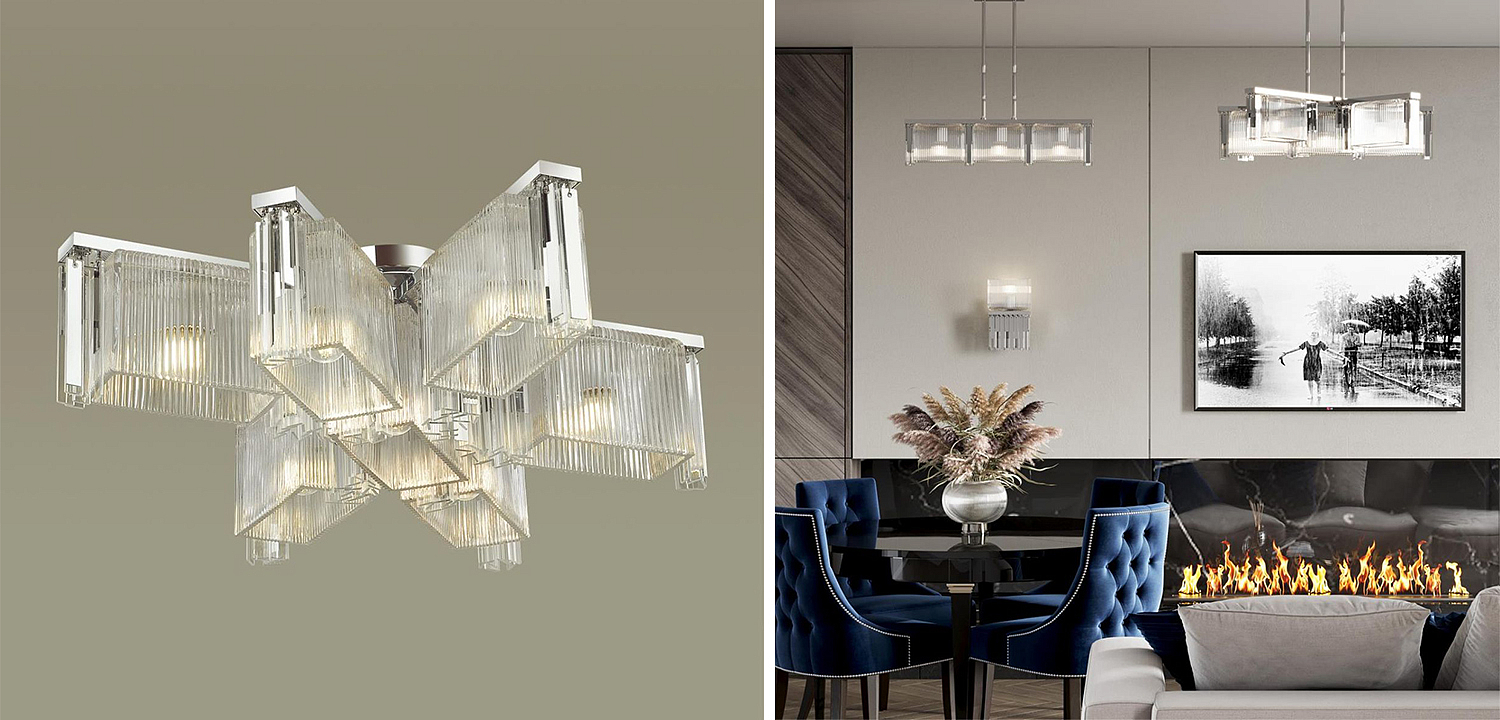 Люстра Madelen Chrome Chandelier 7 Люстра Madelen Chrome Chandelier 7 - Loft-Concept во Владивостоке