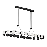 Люстра овальная с круглыми светодиодными источниками света Maxine Light варинант исполнения - 9 | Loft Concept во Владивостоке