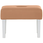 Мягкий пуф на белых ножках Winton Pouf варинант исполнения - 2 | Loft Concept во Владивостоке