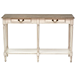 Деревянная консоль с двумя ящиками Margery Provence Console Table варинант исполнения - 1 | Loft Concept во Владивостоке