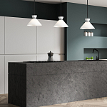 Подвесной светильник с белым стеклянным конусным плафоном Alora Mood варинант исполнения - 7 | Loft Concept во Владивостоке