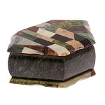 Шкатулка для украшений с мозаикой из натуральных камней Stone Casket варинант исполнения - 2 | Loft Concept во Владивостоке