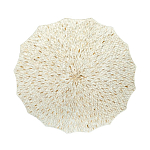 Стол кофейный с отделкой раковинами устриц Coastal Charm варинант исполнения - 3 | Loft Concept во Владивостоке