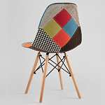 Стул с обивкой в технике пэчворк DSW варинант исполнения - 5 | Loft Concept во Владивостоке