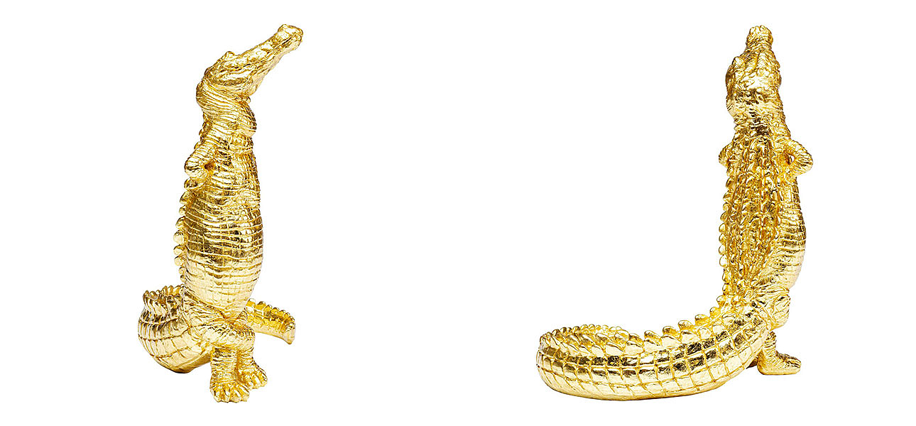 Статуэтка золотой крокодил Crocodile collection Статуэтка золотой крокодил Crocodile collection - Loft-Concept во Владивостоке