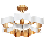 Люстра фигурная в сочетании белого и золотого цвета Shapes Inspired by Nature варинант исполнения - 2 | Loft Concept во Владивостоке