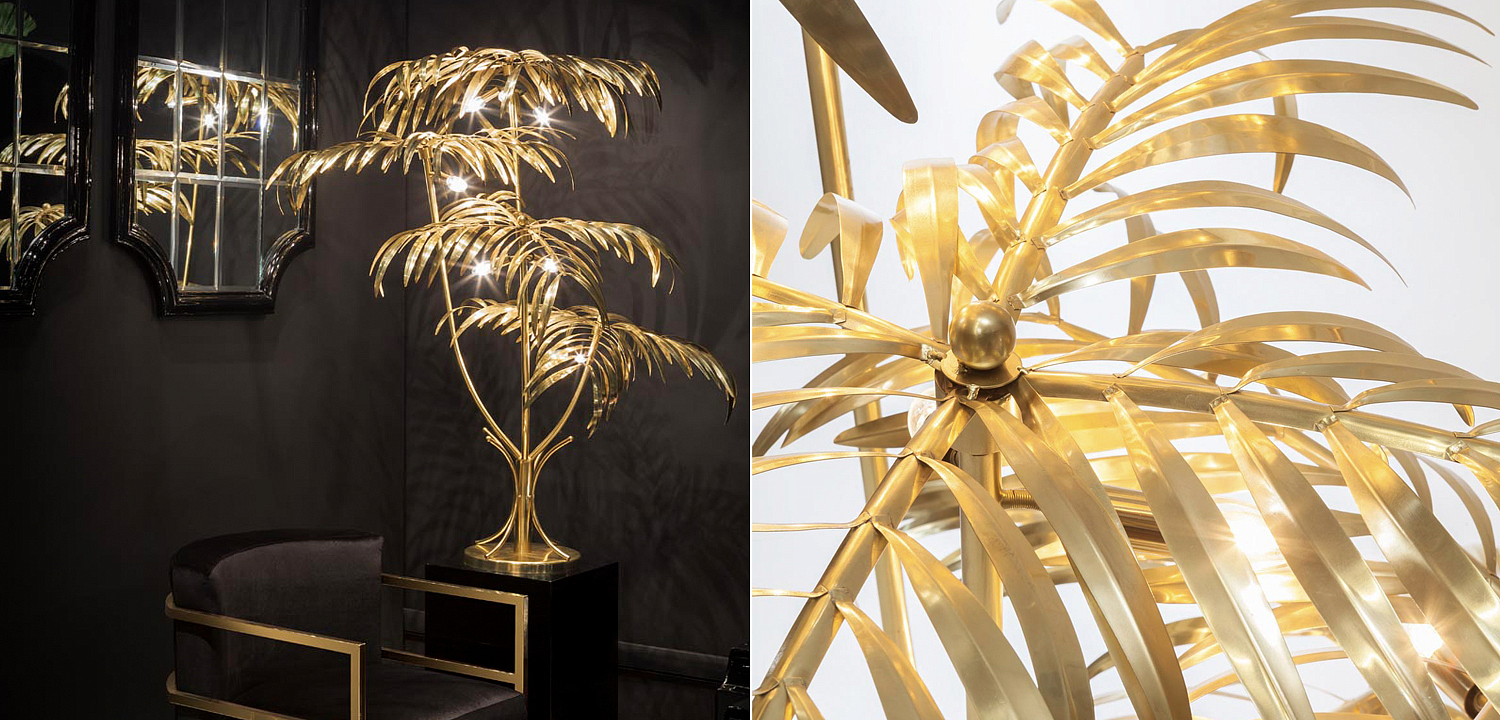 Торшер Golden Palm Floor Lamp Торшер Golden Palm Floor Lamp - Loft-Concept во Владивостоке