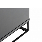 ТВ-тумба цвета графит с  2-мя дверцами и ящиком Strict Lines варинант исполнения - 5 | Loft Concept во Владивостоке