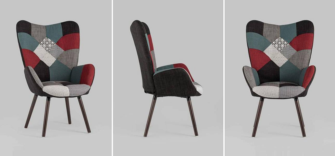 Полукресло Печворк Grandee Chair Полукресло Печворк Grandee Chair - Loft-Concept во Владивостоке