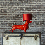 Настольная лампа COLLECTION OF DOGS с абажуром Такса варинант исполнения - 2 | Loft Concept во Владивостоке