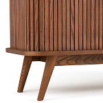 ТВ-тумба с двумя раздвижными дверцами Toinette Brown TV Stand варинант исполнения - 6 | Loft Concept во Владивостоке