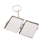 Зеркало брелок складное двухстороннее из натурального камня Серафинит Stone Mirrors варинант исполнения - 3 | Loft Concept во Владивостоке