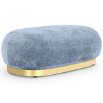 Длинный овальный пуф Ambrose Soft Oval Pouf варинант исполнения - 6 | Loft Concept во Владивостоке