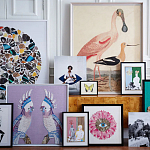 Панно Розовый цветок вышитое бисером PETALS BEADED ART варинант исполнения - 1 | Loft Concept во Владивостоке